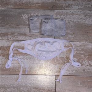 Child White Face Mask